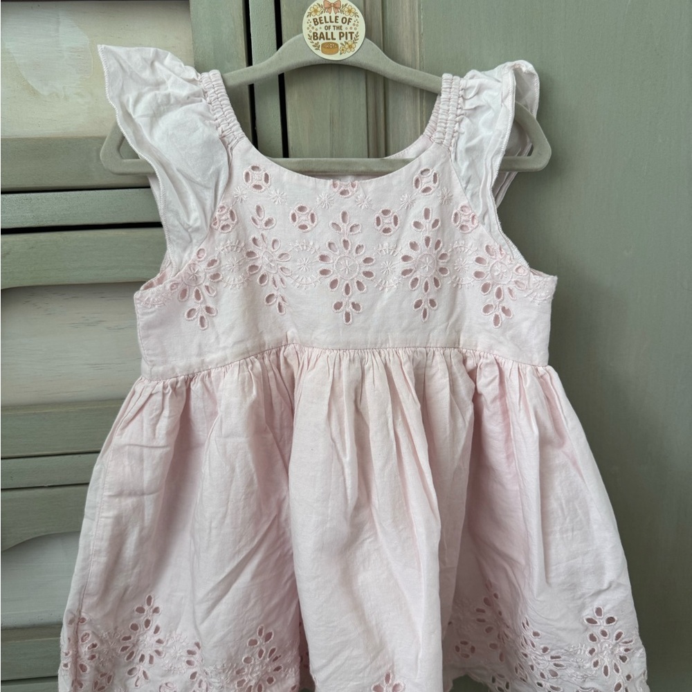 GAP Pink Eyelet Kids Casual Dress